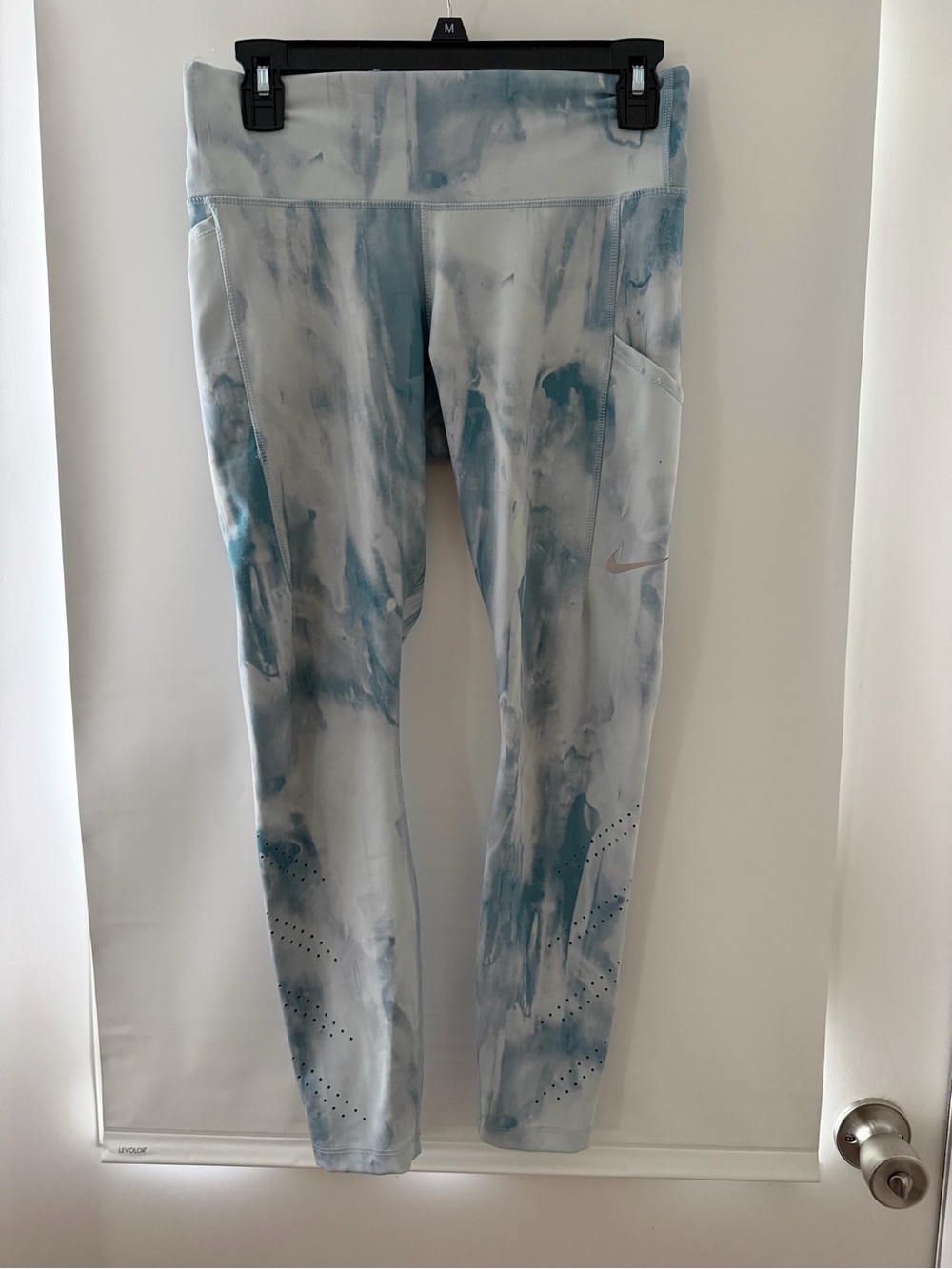 Nike Women’s Blue Tie-Dye Performance Leggings